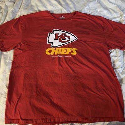 Fanatics Kansas City Chiefs Adult 2XL Shirt, Red, NWOT, 