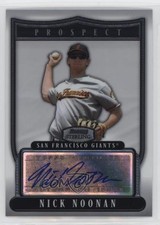 2007 Bowman Sterling Prospects Nick Noonan #BSP-NN Auto 1p8