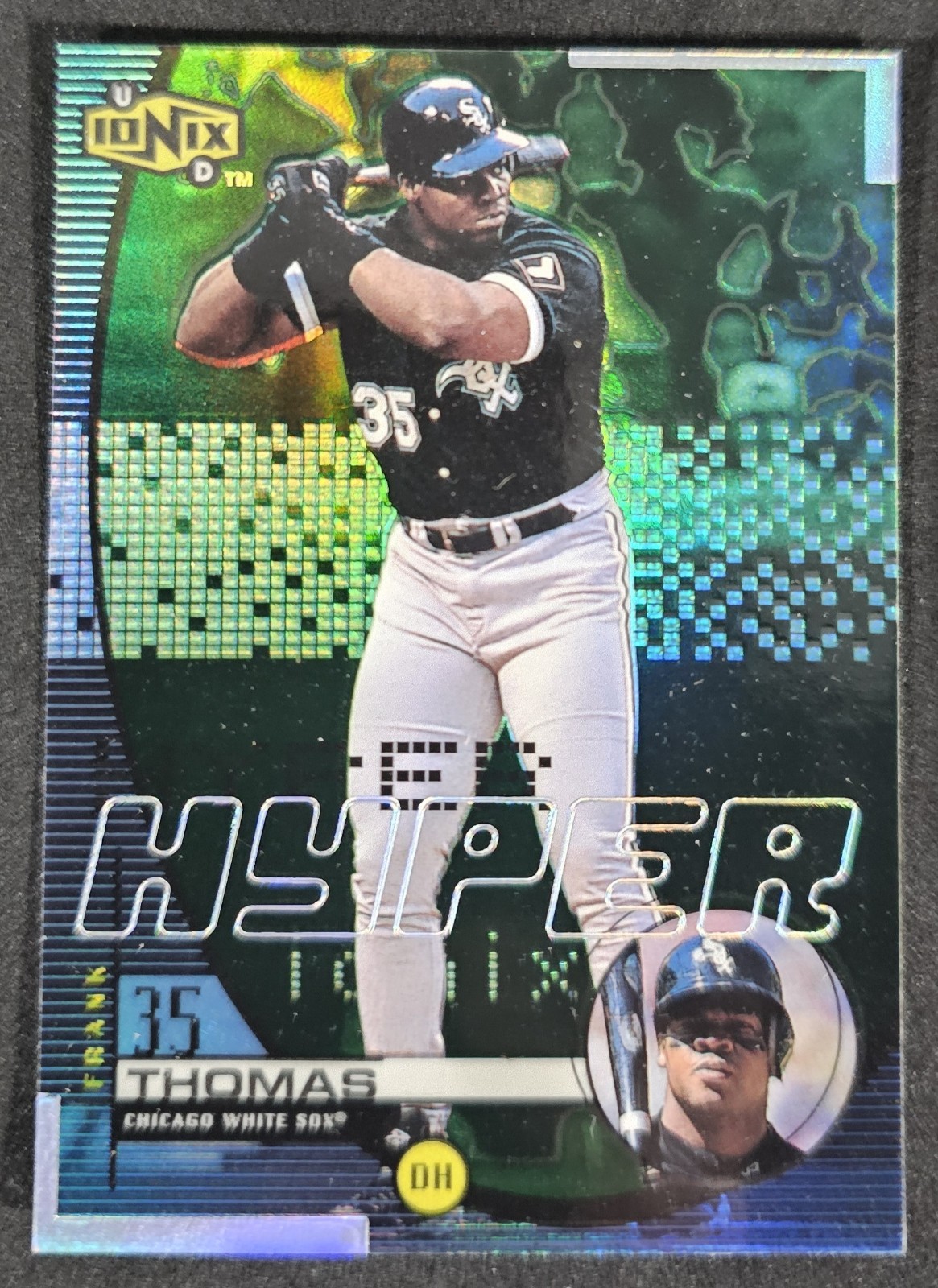 1999 UD Ionix Hyper #H3 Frank Thomas, Sharp!!! (HUCK’S)