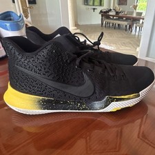 Nike Kyrie 3 Black Yellow for Sale | Authenticity Guaranteed | eBay