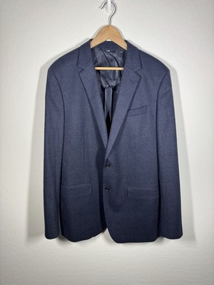 Bonobos Lanificio Fortex Wool Unstructured Blazer Men s Size 44L Slim Fit (NEW)