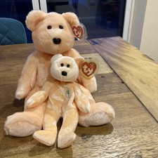 Ty Beanie Bear Dearest Bear And Buddy
