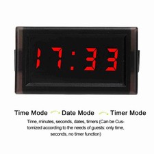 Waterproof Car Digital Clock Led Digital Display Clock For Auto Trending