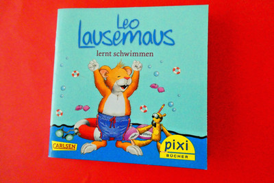 Pixi 1985 **LEO LESEMAUS lernt schwimmen** Kita, 3,4,5,6 Jahre Mini Bilderbuch