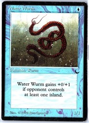Water Wurm 38/122 The Dark Common MTG