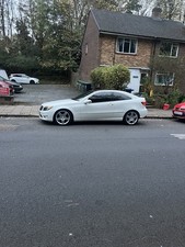 Mercedes Benz Clc180 White 2010 Pan Roof Non Runner