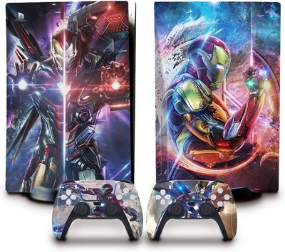 PEYANZ Skin Compatible with P.S.5 Console(Disk Edition) and Controllers Vinyl 
