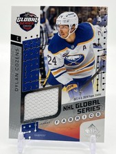 Dylan Cozens 2025-26 SP Game Used Global Series Fabrics Jersey #GSF1-2