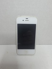 Apple iPhone 4 White A1349 Untested/For Parts Or Repair