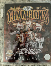 Miami Heat NBA Finals 2012 Champions Poster Multi-Color Basketball Souvenir