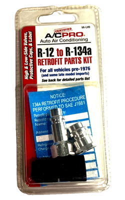 A/C Pro R-12 to T-134a Retrofit Parts Kit For All Vehicles Pre-1976 VA