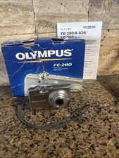 Broken Olympus FE-280 8.0MP Compact Digital Camera Screen Issues And Shutter