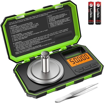 Digitale Feinwaage 50 g / 0,001 g Taschenwaage Goldwaage Schmuckwaage Präzisi...