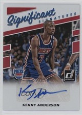 2017-18 Panini Donruss Significant Signatures Kenny Anderson #SS-KA Auto 19bs