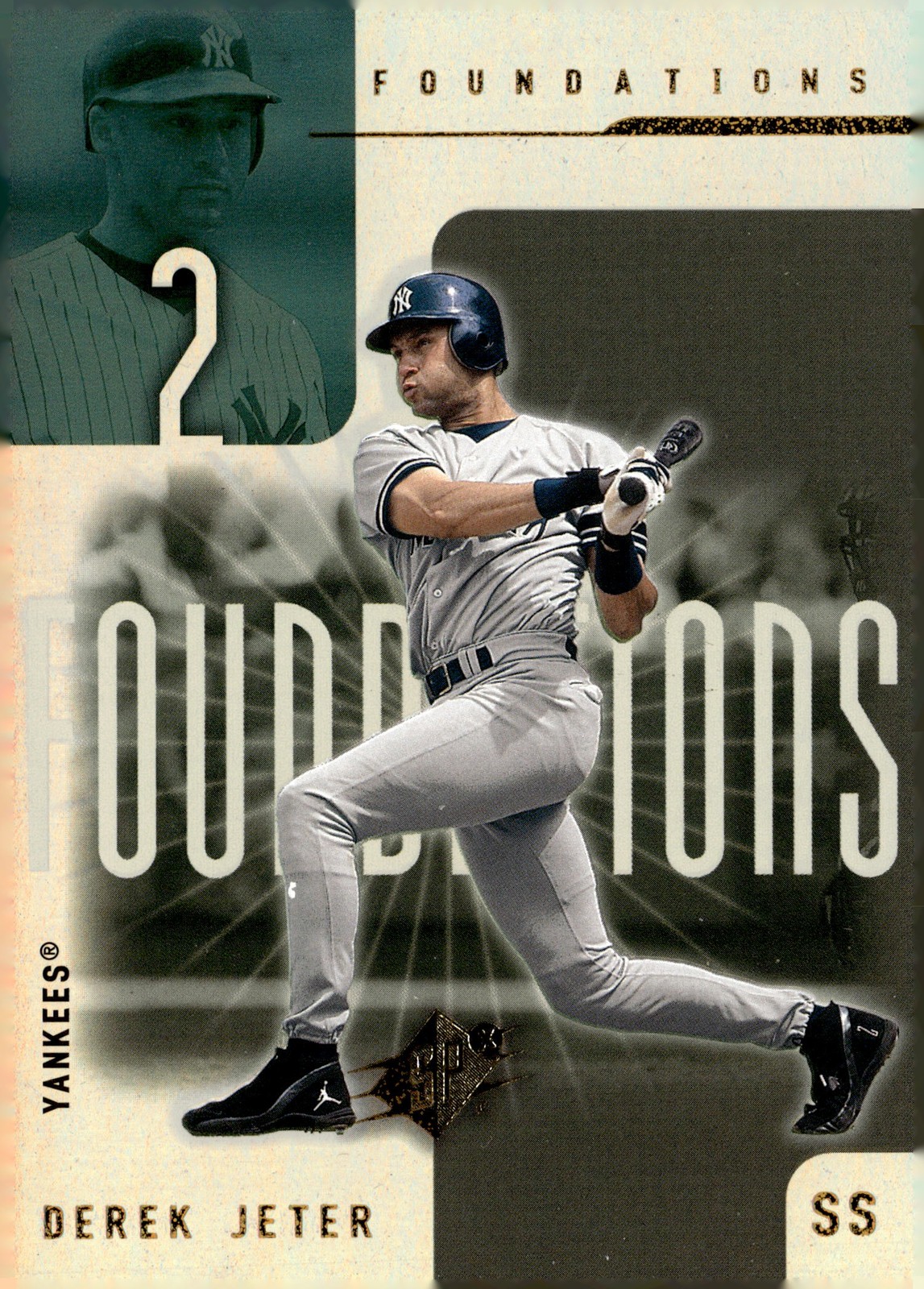 2001 SPx #F8 Derek Jeter Foundations