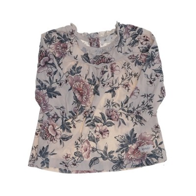 Newbie by KappAhl, Kleid, Größe: 62, Beige/Mehrfarbig, Baumwolle, Blumen #Qdm