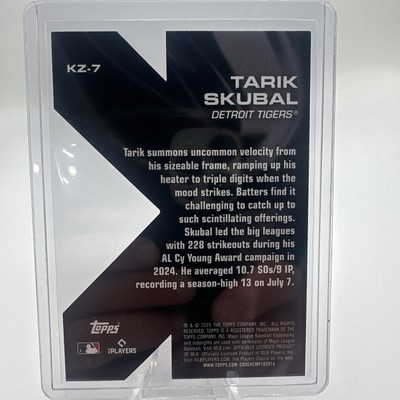 2025 Topps Series 2 K-Zone #KZ-7 Tarik Skubal SP Die-Cut MLB Case