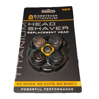 Microtouch Titanium Head Shaver Replacement Head - NIP New Sealed