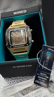 WIRED Seiko SOLIDITY AGAM402 Digital Watch Rare Collectible 2017 Limited