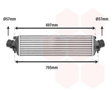Ladeluftkühler luftgekühlt Aluminium für Alfa Romeo Giulietta 940 940_