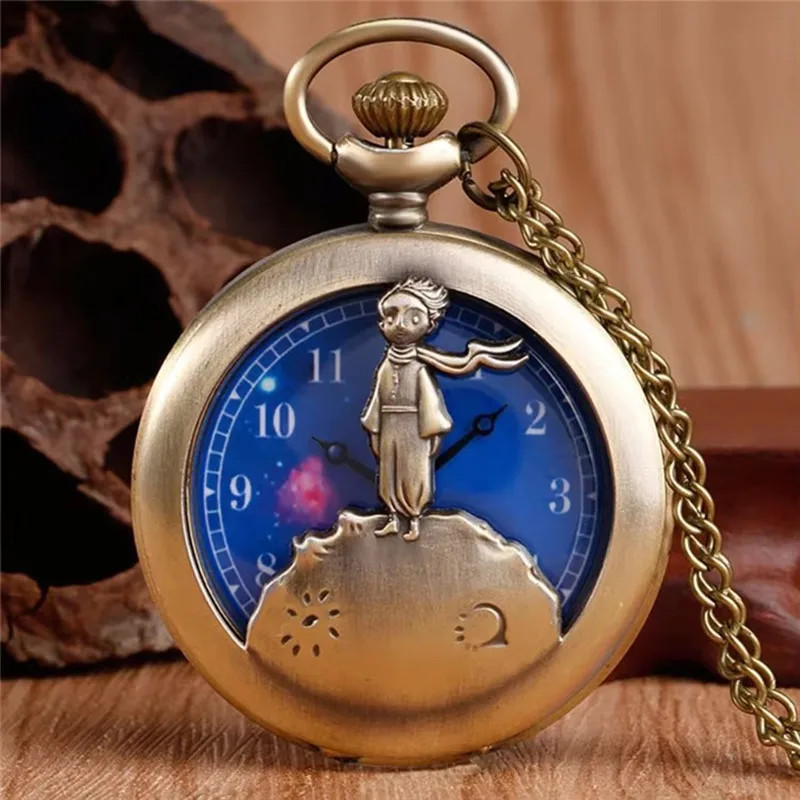 Montre à gousset Le Petit Prince en bronze idéal pour sublimer un costume au quotidien