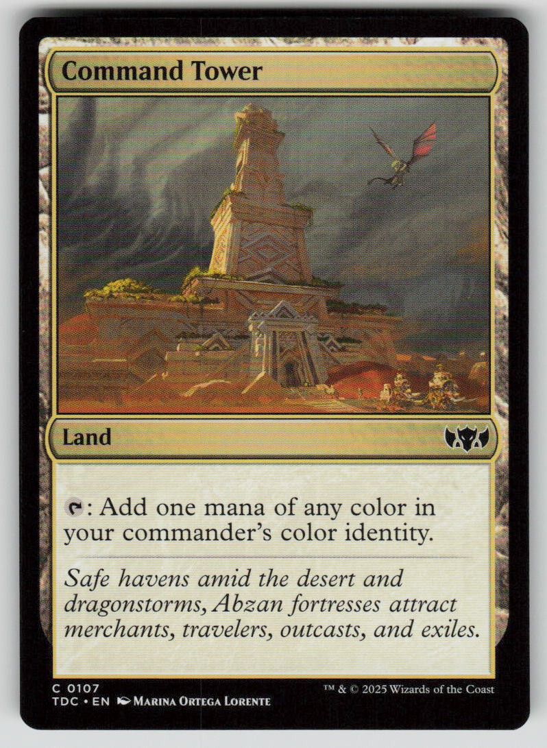 Command Tower Normal C Commander: Tarkir: Dragonstorm 107 NM
