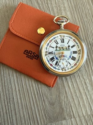 ARSA Taschenuhr 17 Rubis Unitas 6431/6445