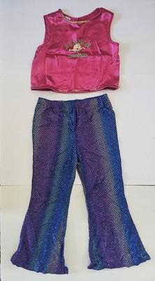 Vintage Y2K Lizzie McGuire Costume Set Kids Large L Disney Store Bell Bottoms