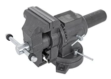 JEGS 805445 Multipurpose Bench Vise 5 in. Jaws 360 degree Dual Lockable Swivel