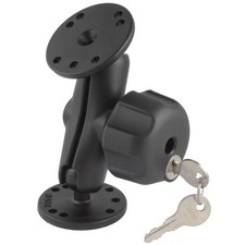RAM-B-101LU RAM Double Ball Mount with Key Lock Knob - B ...