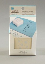 Martha Stewart Crafts Starry Sky Punch All Over The Page New in Box