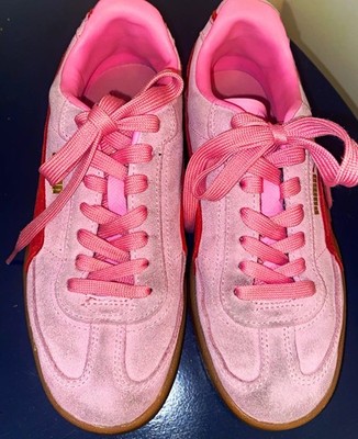 PUMA Women's Size 6 Pink and Red Sneakers