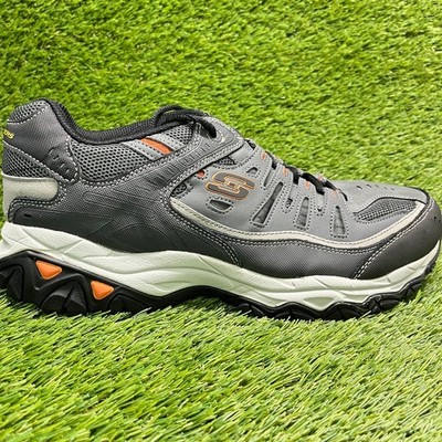 Skechers After Burn Memory Fit Mens Size 11 Gray Athletic Training Shoes Sneaker