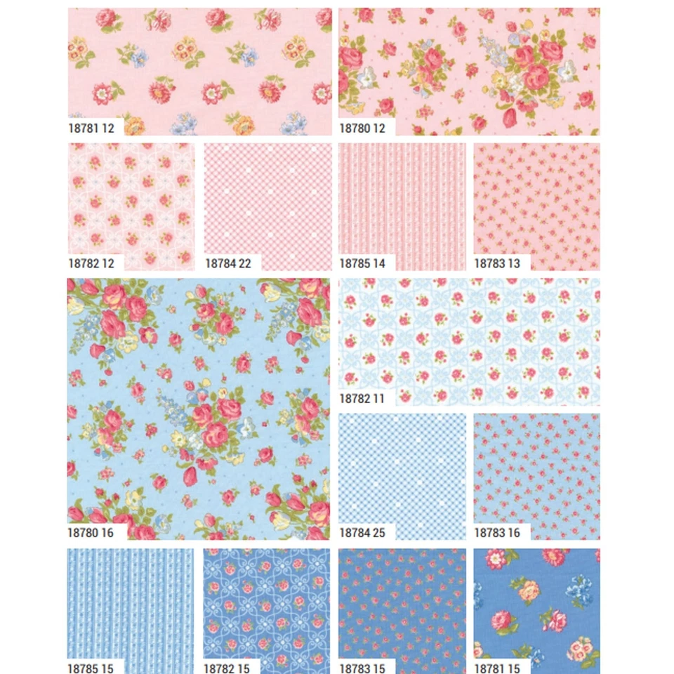 Memory Lane Mini 2.5" Charm Pack by Brenda Riddle Designs for Moda Fabrics - Image 3 of 3