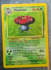Vileplume 15/64 Rare Jungle Pokemon Unlimited Holo LP on eBay