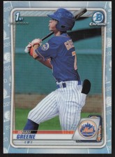2020 Bowman Draft #BD-77 Isaiah Greene Chrome Refractor