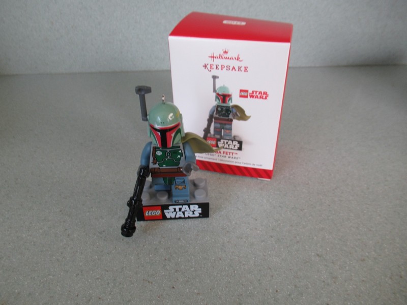Hallmark Keepsake Lego Star Wars Boba Fett Christmas tree ornament