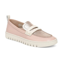 HOT COLOR VIONIC Women's Uptown Loafer, Rugby Tan Multi Leather