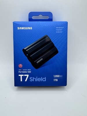 Samsung T7 Shield Portable External Solid State Drive USB 3.2 1TB, Black