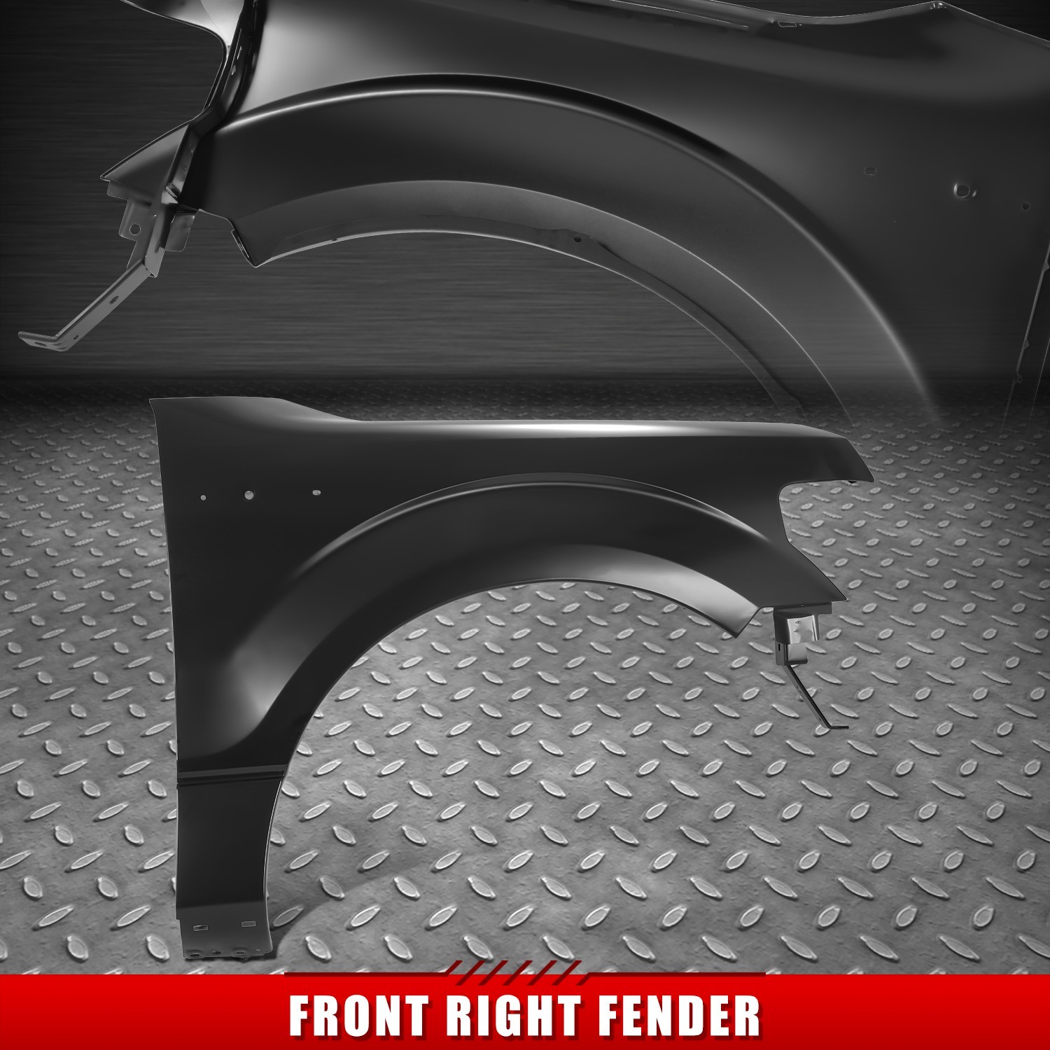 CAPA Passenger Right Side Fender Primed Steel For 09-14 Ford F150 CL3Z16005A