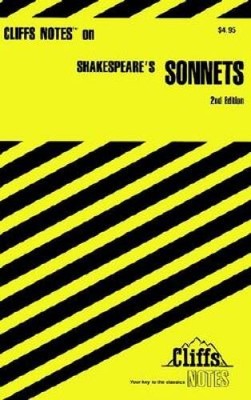 CliffsNotes on Shakespeares Sonnets (Cliffsnotes Literature Guides) - GOOD