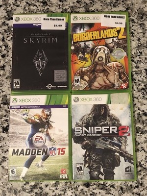 Lot Of 4 Xbox 360 Games - Tested! Free Shipping