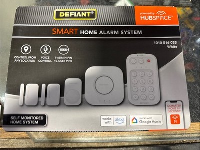 Defiant Smart Home Alarm System w/ WiFi and Bluetooth, Powered by Hubspace Alexa