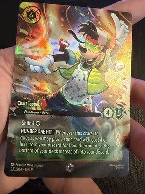 Disney Lorcana Max Goof - Chart Topper Enchanted 230/204 Fabled