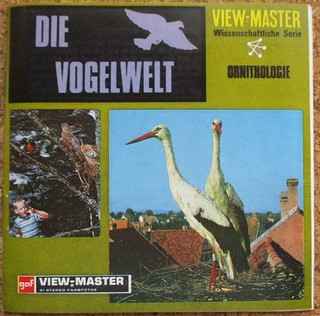 3 VIEW MASTER 3D BILDSCHEIBEN DIE VOGELWELT | ORNITHOLOGIE BOOKLET