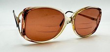 Vintage Brown Translucent Oval Sunglasses FRAMES ONLY