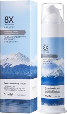 【Professional Grade】Dr.Ville Niacinamide Foaming Whitening Toothpaste 8X - Fresh