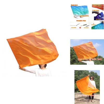 Winged Sirenny Porphetic Praise Dance Worship Flex Flags, 50'' Rectangular Dance