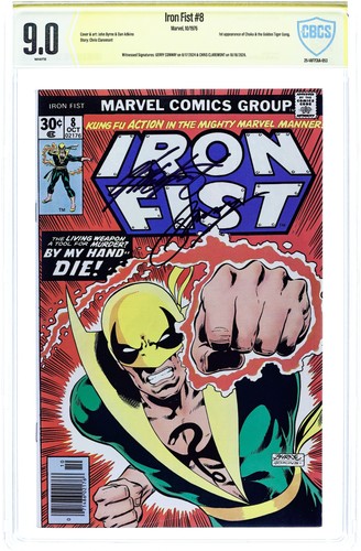 Iron Fist #8 CBCS 9.0 Witnessed Sig Conway/Claremont 1976 25-1AF7C6A-053