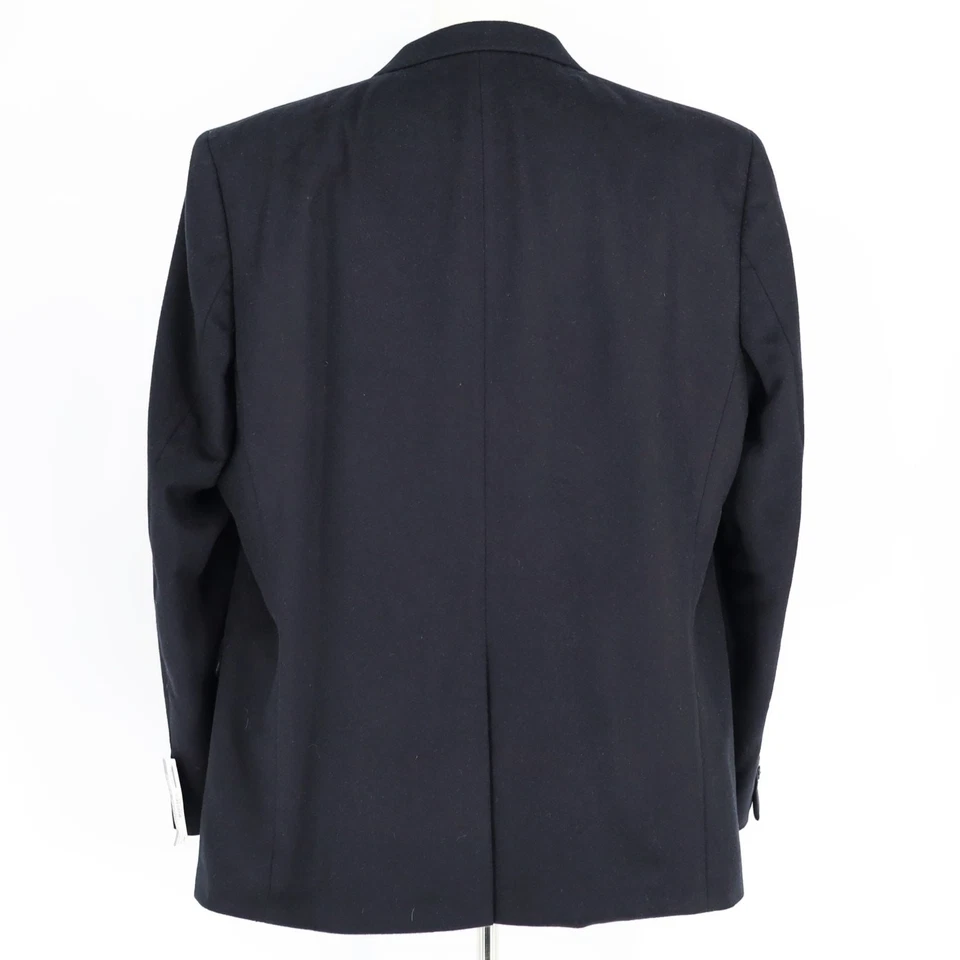 Abrigo deportivo clásico Michael Kors para hombre negro lana cachemir chaqueta informal talla 50L Foto 4 de 4